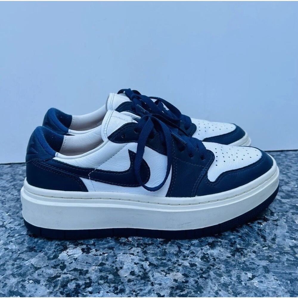 Nike Women's Air Jordan 1 Elevate Size 7.5 Low Shoes Midnight Navy DH7004-400